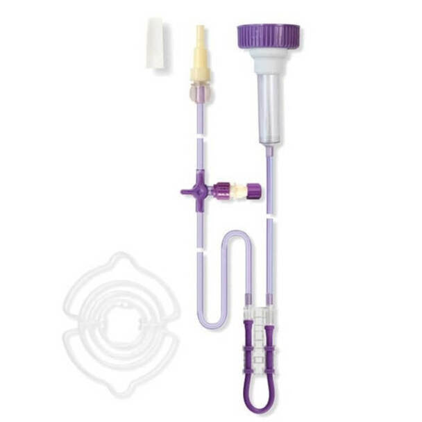 Flocare Infinity Bottle Set 3 way port & drip chamber