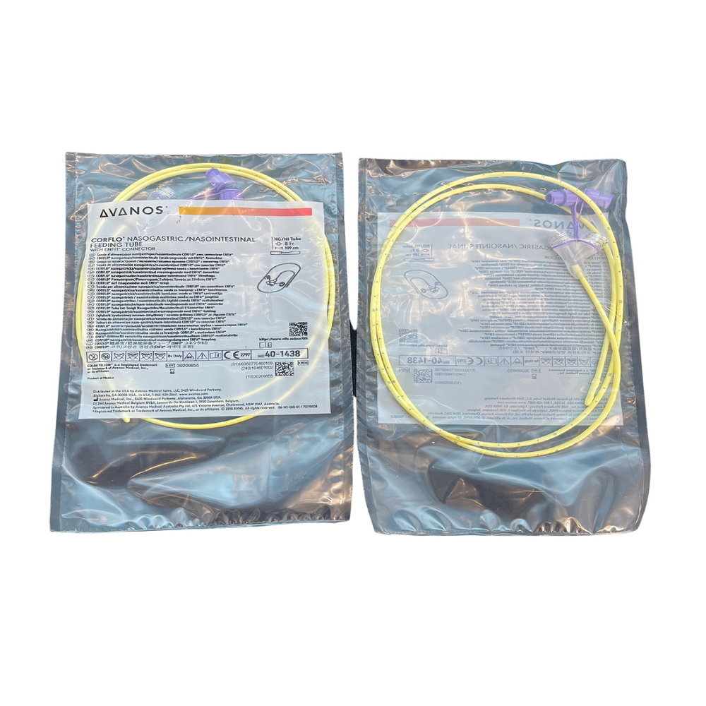 Avanos Corflo Nasogastric/Nasointestinal Feeding Tube Anti Clog With Enfit Connector