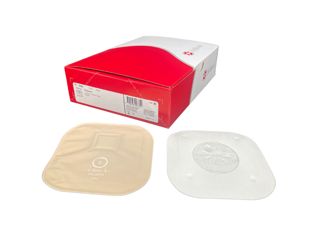 Hollister Stoma Cap Tape Adhesive Filter Mini Beige | Medisa – medisa-nz