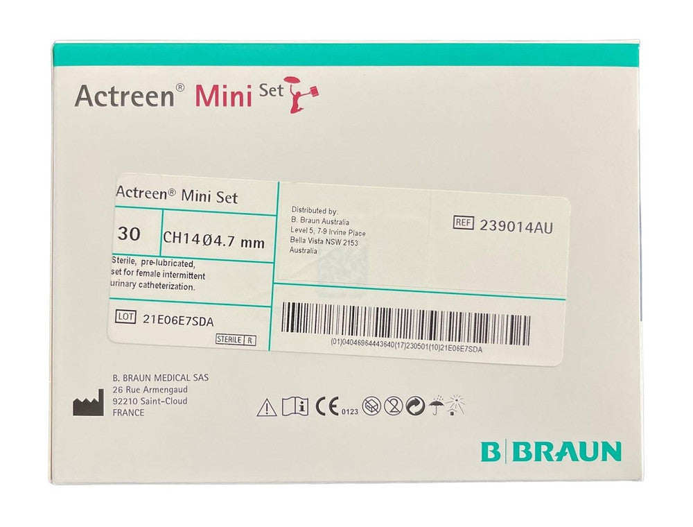 Actreen Set B. Braun Actreen Mini Catheter Set Female 700ml With | Medisa – medisa-nz