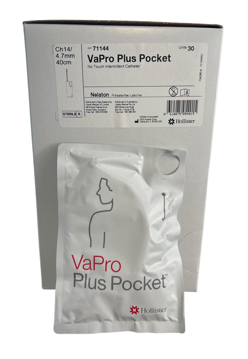 Hollister Vapro Plus Pocket No Touch Intermittent Catheter Male 40cm