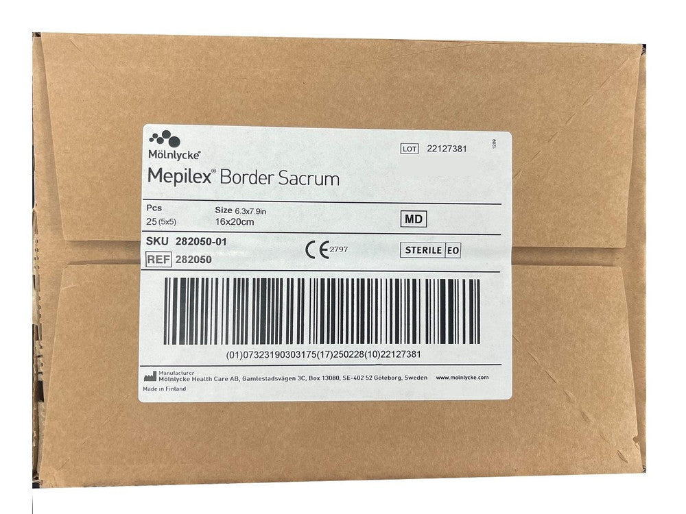 Molnlycke Mepilex Border Sacrum 5 Layer Dressing All Sizes