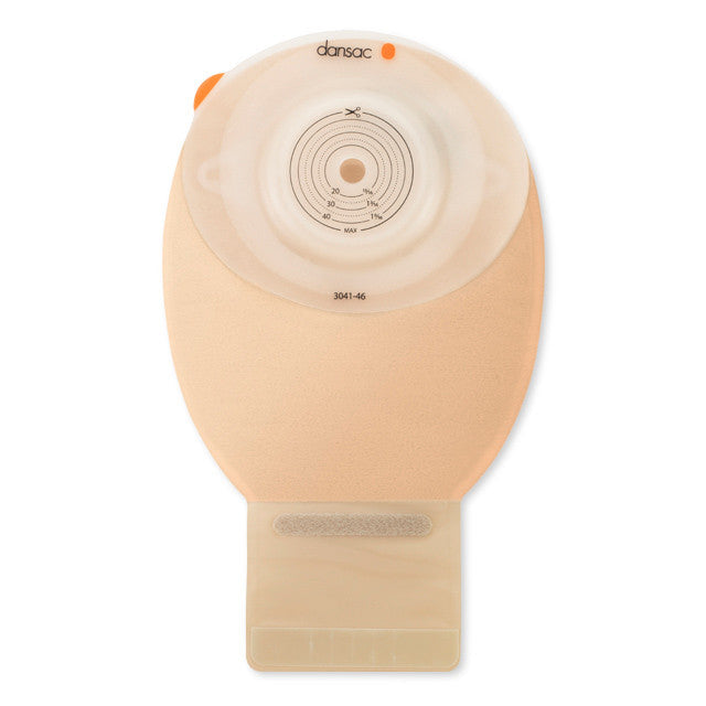 Dansac NovaLife TRE 1 Open Firm Convex Pouches MIDI Clear