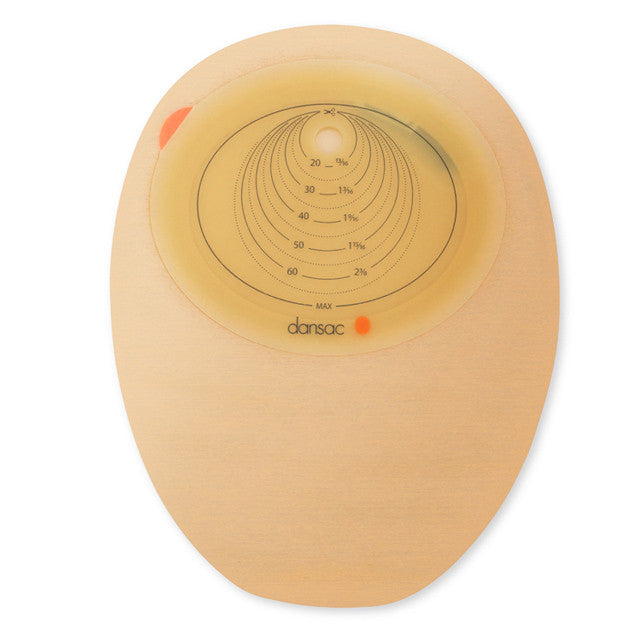 Dansac NovaLife GX 1 Closed Flat Pouches MAXI Clear Starter